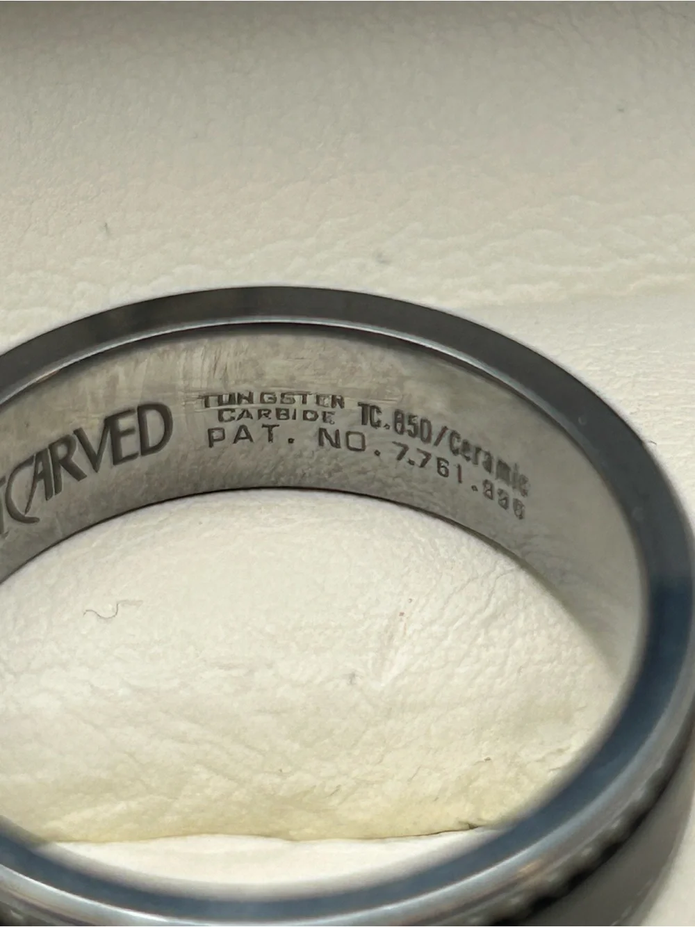 ArtCarved Men’s Tungsten Ring 8mm Wide Size 9.5 Comfort Fit